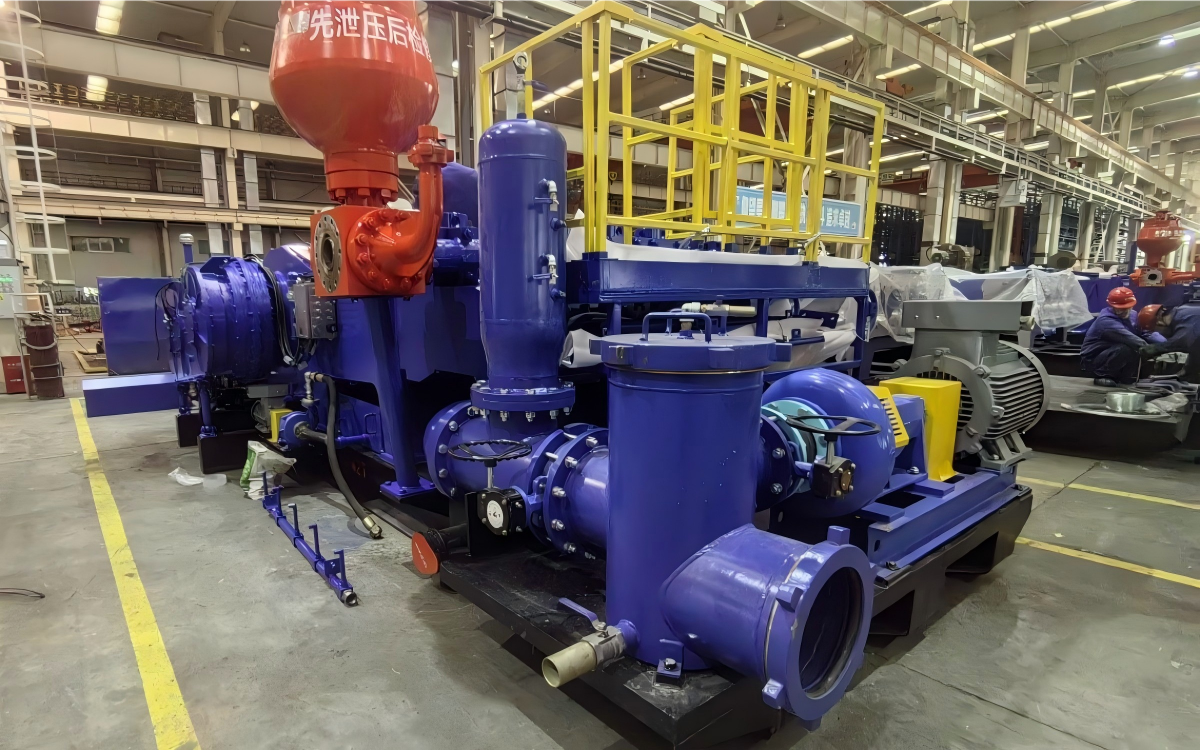 The first set of independently developed electric-control five-cylinder pump by LSPE has been successfully delivered